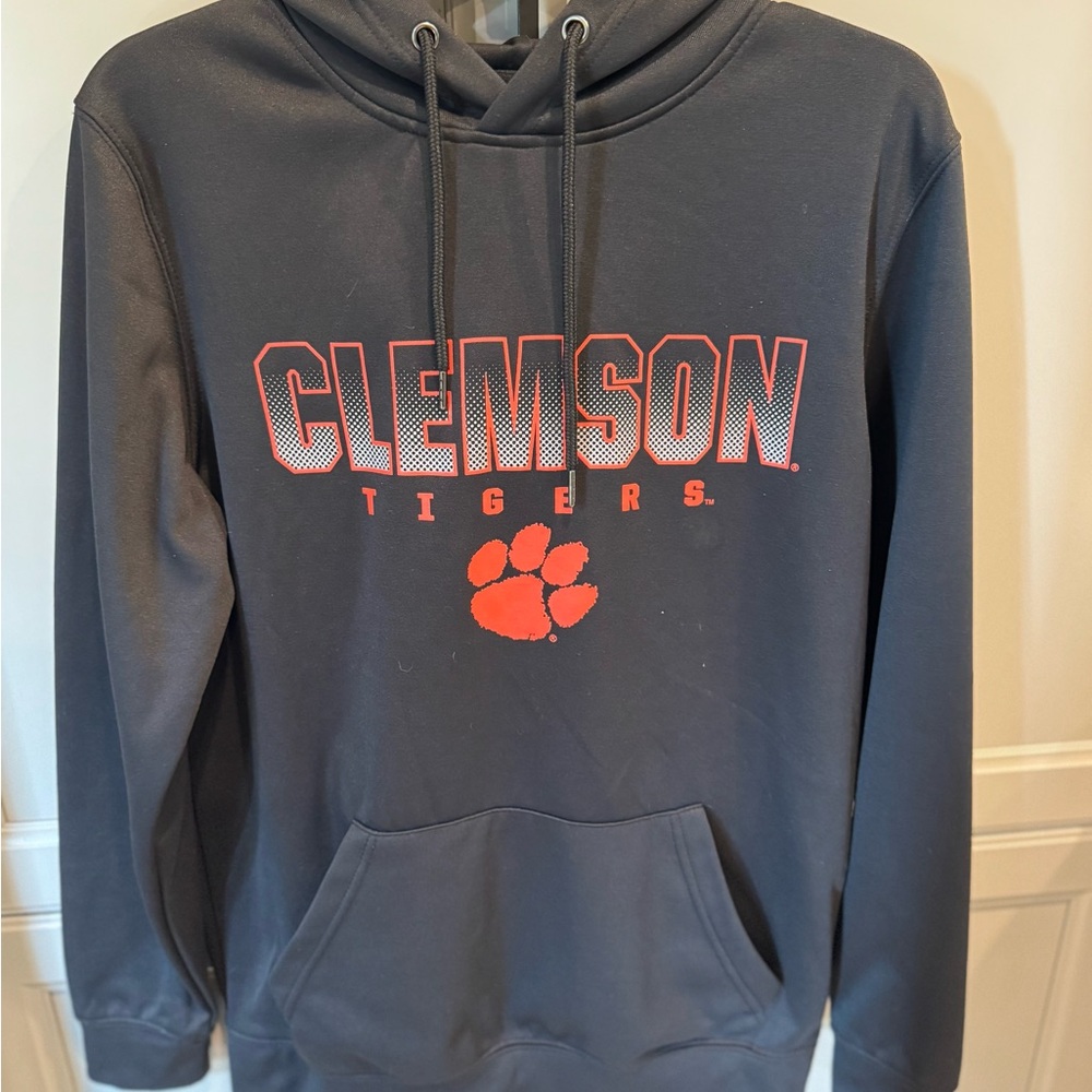 Colosseum Black and Orange Sweatshirt Clemson Tigers: adult small